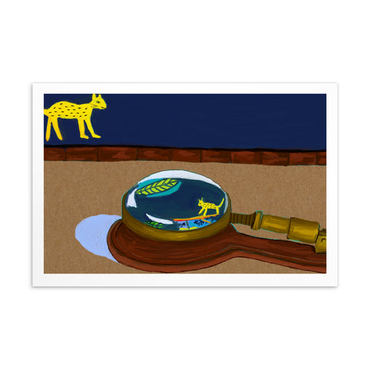 The Magnifying Glass - Postcard