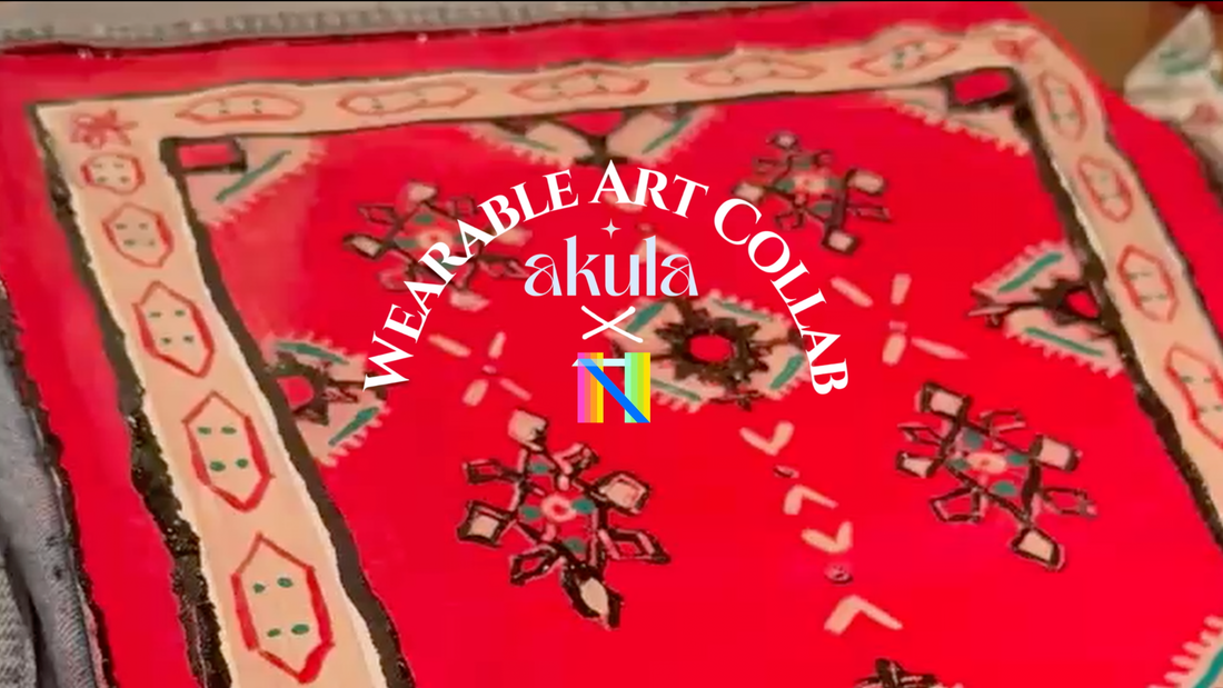 Akula x Nina Minke Art | Denim Jacket Auction for Umoja for Africa